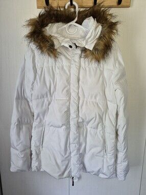 Chamonix Collection White Puffer Jacket
